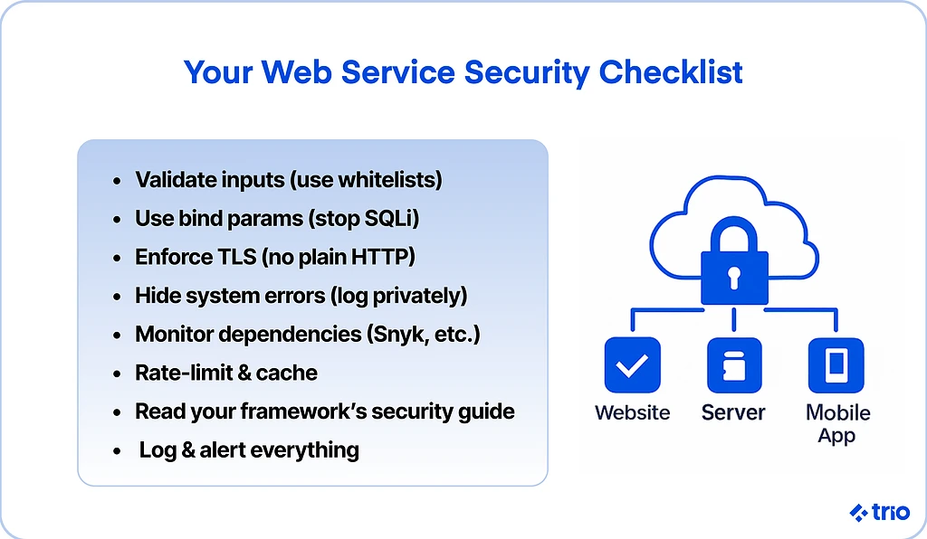 Illustration for "Web Service Security: 8 Ways to Secure Your Website"