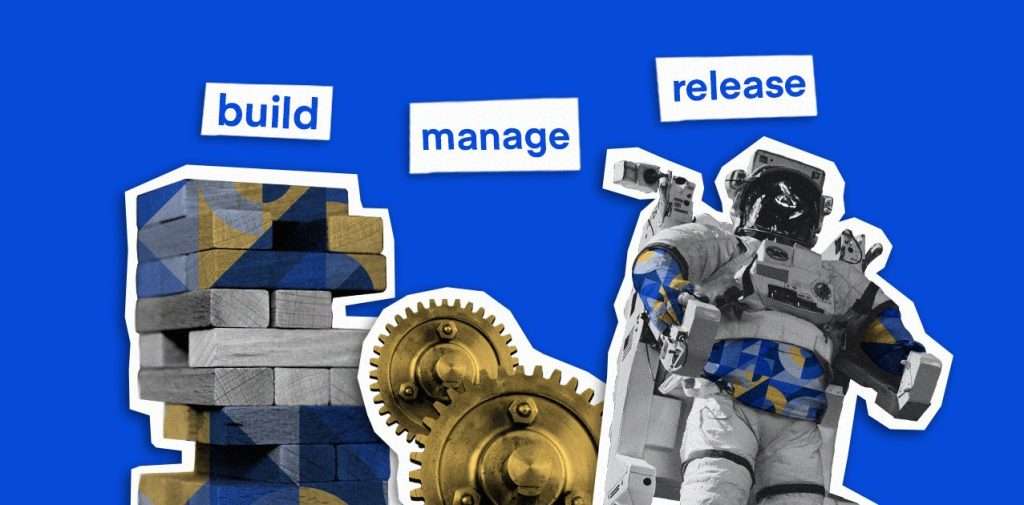 Illustration of a laptop displaying a cloud icon with the words "Cloud Integration" and gears, accompanied by a person holding a wrench and a speech bubble, suggesting troubleshooting or maintenance, set against a blue background with code symbols.