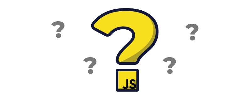 A simple illustration with a large yellow question mark above a small 