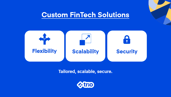 Custom FinTech Solutions: Flexibility, Scalability, Security