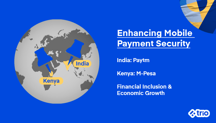 Mobile Payment Security in India and Kenya