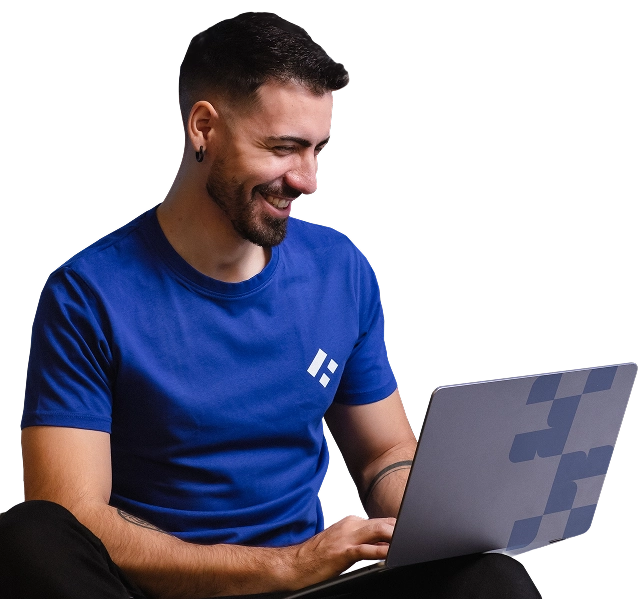Man with laptop 1