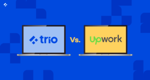 Trio vs Upwork: finding vetted fintech developers comparison