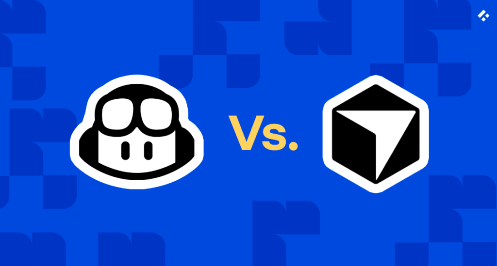 GitHub Copilot and Cursor logos face off, illustrating this fintech-focused GitHub Copilot vs Cursor comparison